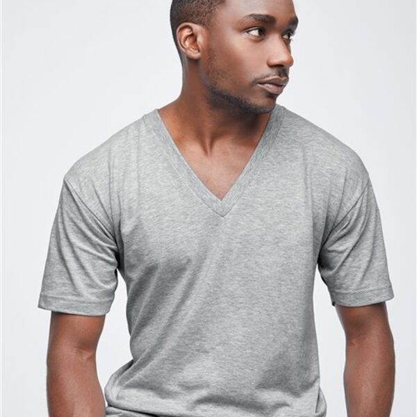 American Apparel - Fine Jersey V-Neck Tee Thumbnail