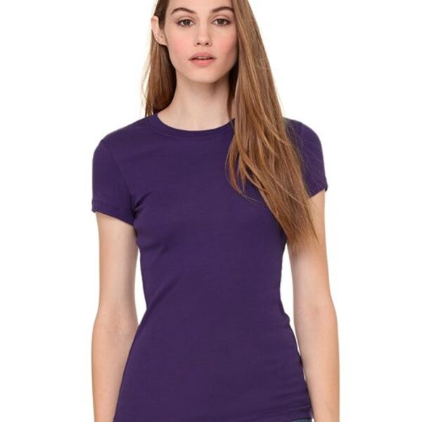BELLA + CANVAS - Women's Sheer Mini Rib Tee Thumbnail