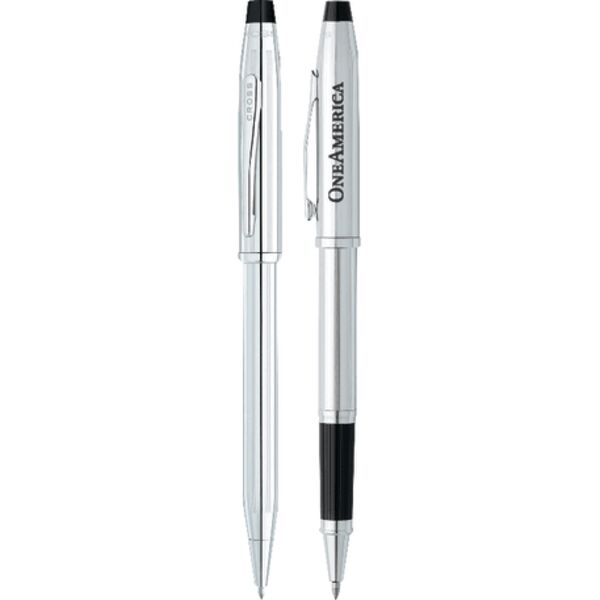 Cross® Century II Lustrous Chrome Pen Set Thumbnail