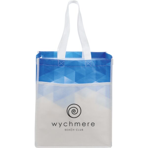 Gradient Laminated Grocery Tote Thumbnail